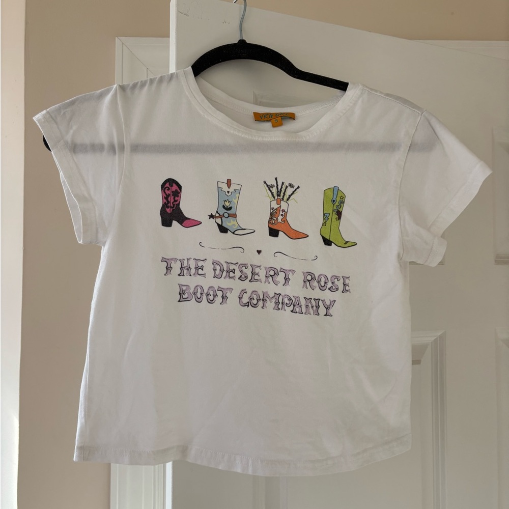 Verge Girl White Graphic Baby Tee